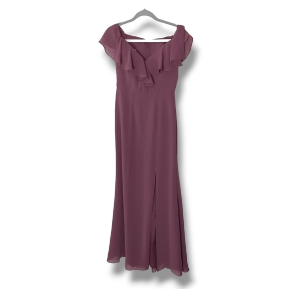 NWT Social Bridesmaids Fit n' Flare Dress in Dusty Rose $231 - Picture 4 of 7